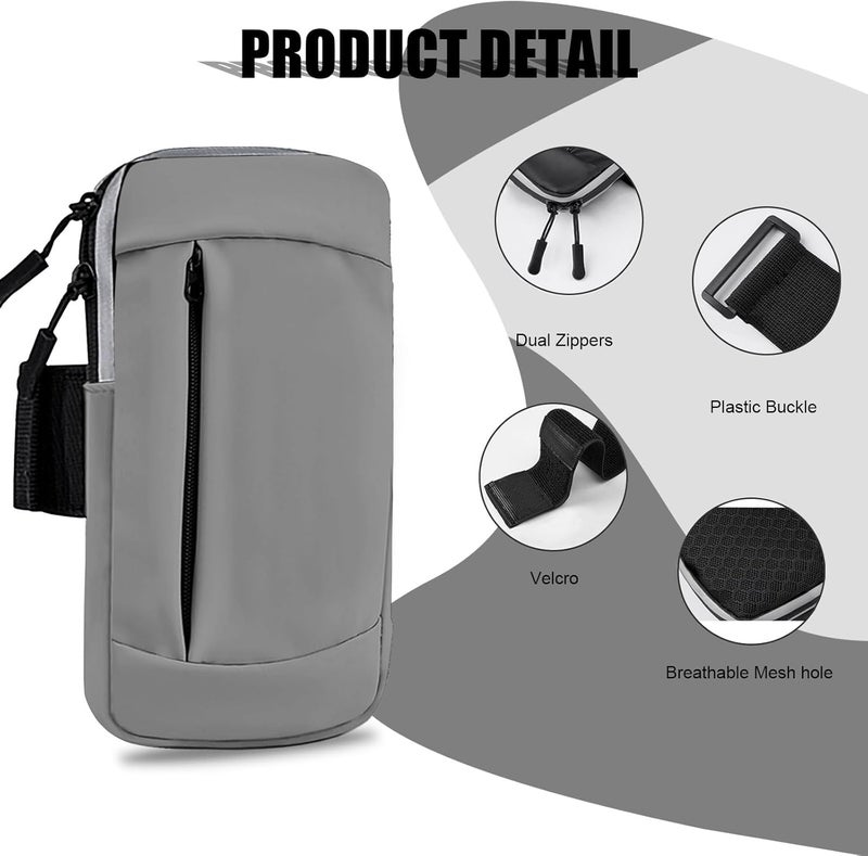 MOVOYEE Phone Holder for Running Armband Cell Phone Holder for iPhone Armband 16 16e 15 14 13 12 11 Pro Max Xs Xr X Plus Galaxy Ultra S25 Note Women Men Kids Bag,Workout Sports Arm Bands Sleeve Pouch - Image 4